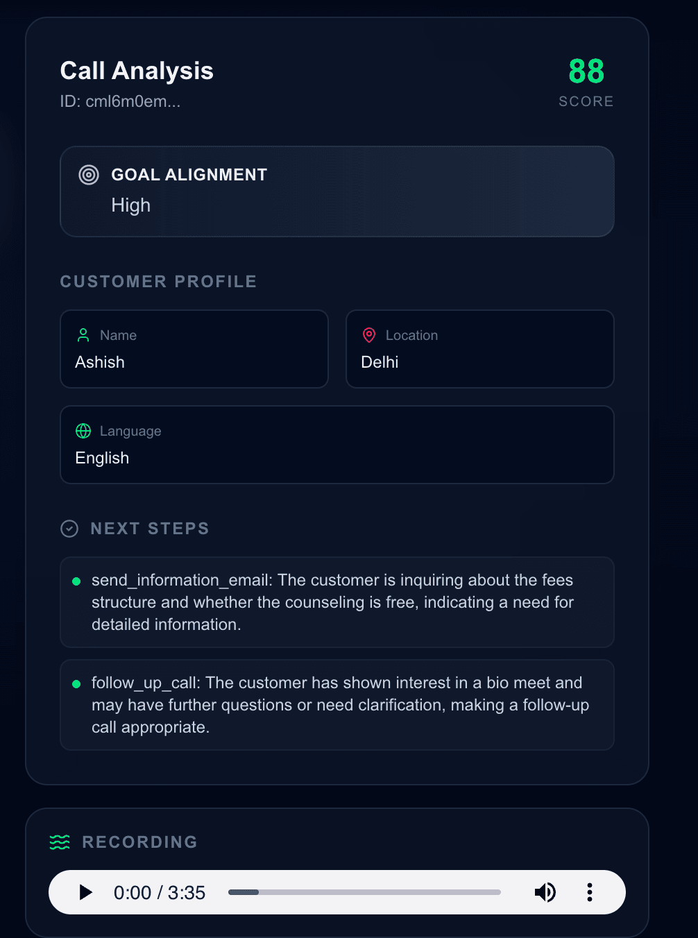 Cognidom CRM Integration